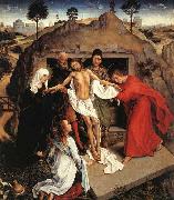 WEYDEN, Rogier van der Entombment of Christ France oil painting artist